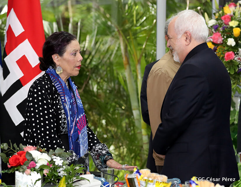 daniel-ortega-javad-zarif-nicaragua-visita