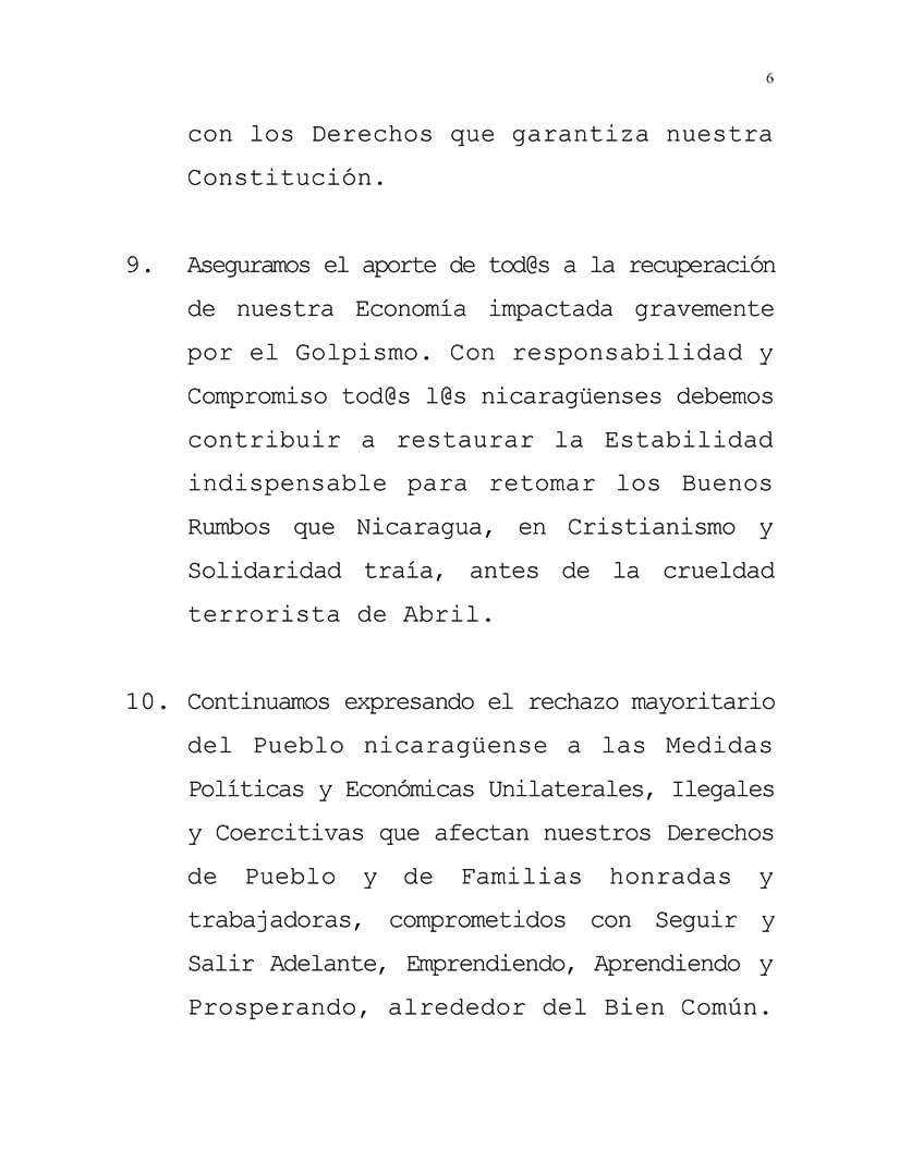 np-gobierno-nicaragua-mesa-negociacion