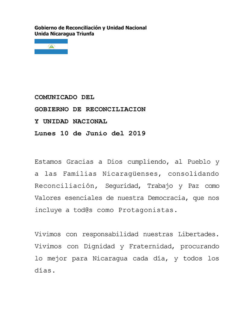 comunicado-gobierno-nicaragua-