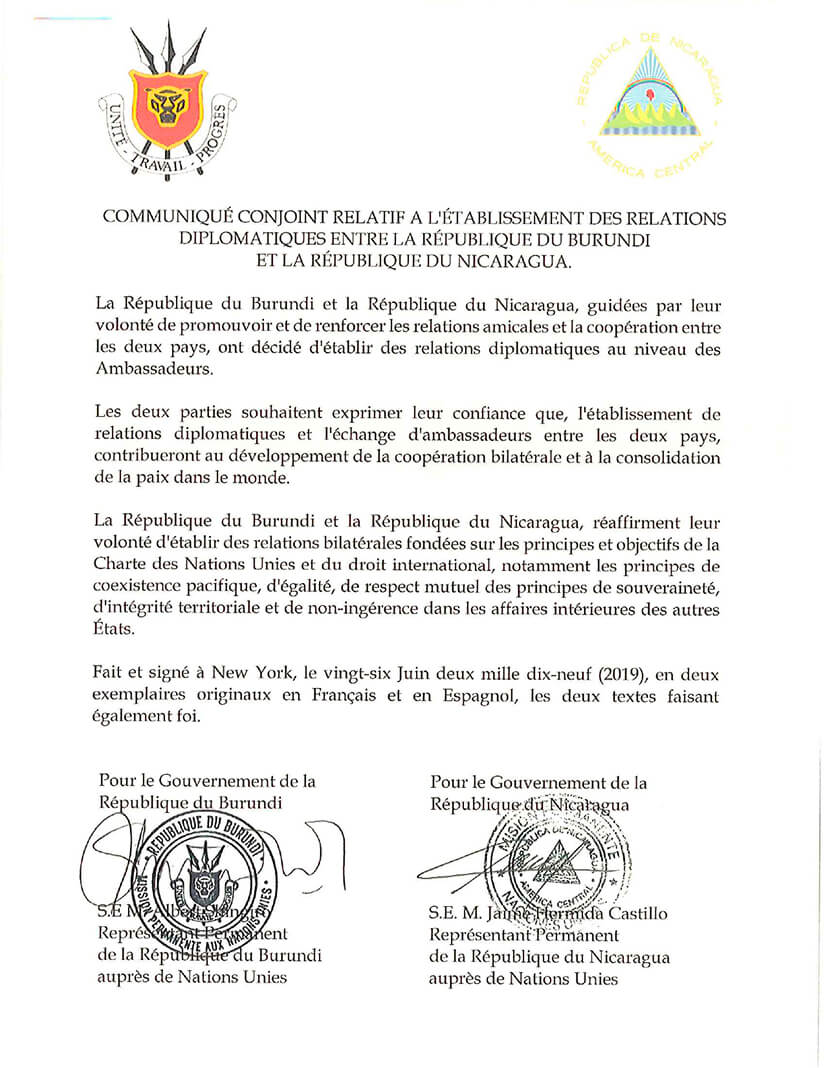 nicaragua-burundi-relaciones-diplomaticas