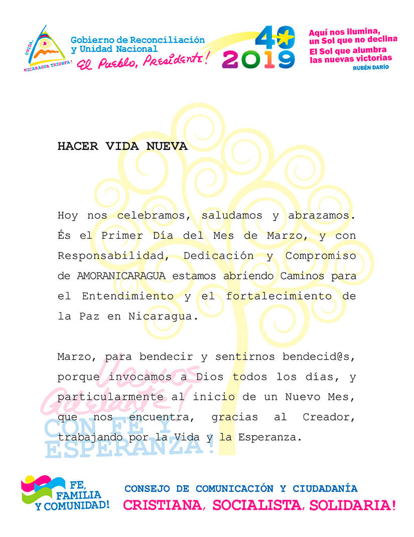 hacer vida nueva