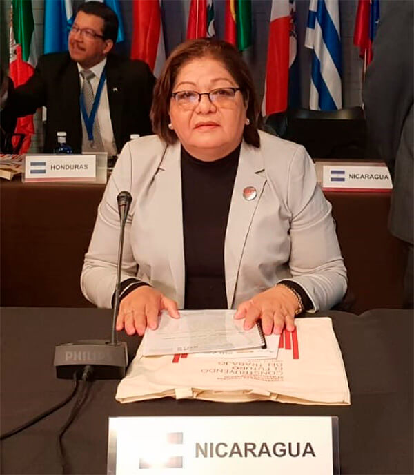 Alba Luz Torres Briones, Ministra del Trabajo particip&oacute; &nbsp;en la Conferencia de Ministras y Ministros de Trabajo de Iberoam&eacute;rica