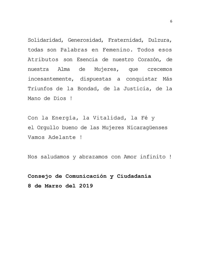 mujeres nicaragüenses fuerza de victorias