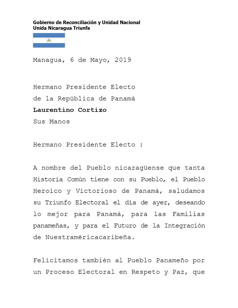 mensaje-nicaragua-panama
