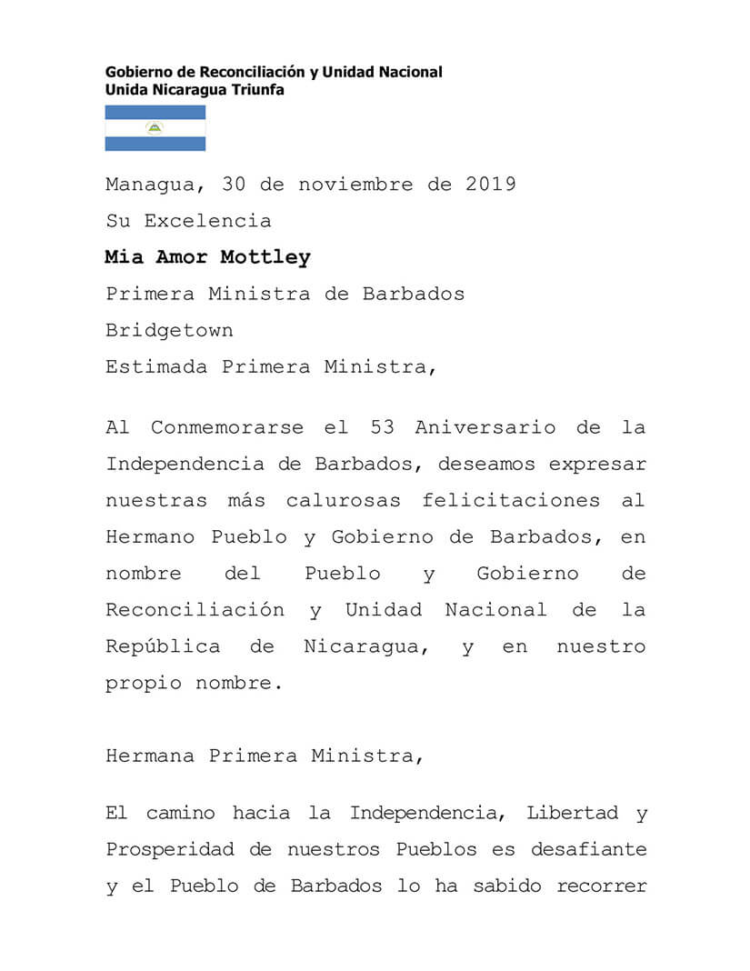 mensaje-barbados-nicaragua