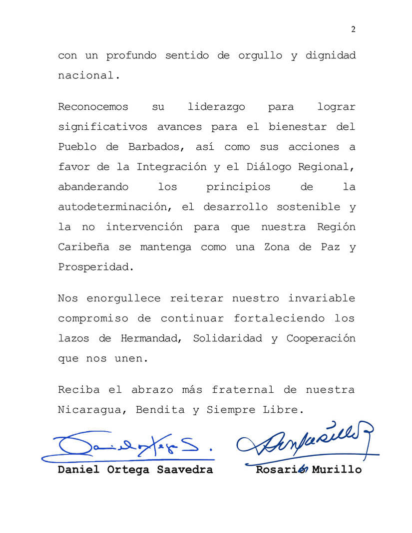 mensaje-barbados-nicaragua