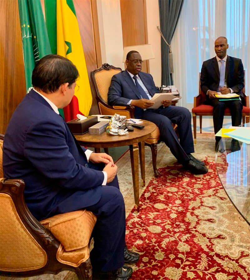 canciller-nicaragua-presidente-senegal