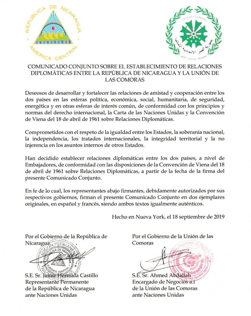 nicaragua-relaciones-diplomaticas-union-camoras