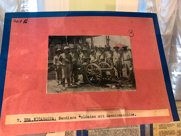 Exponen archivo histórico de Sandino en Moscú