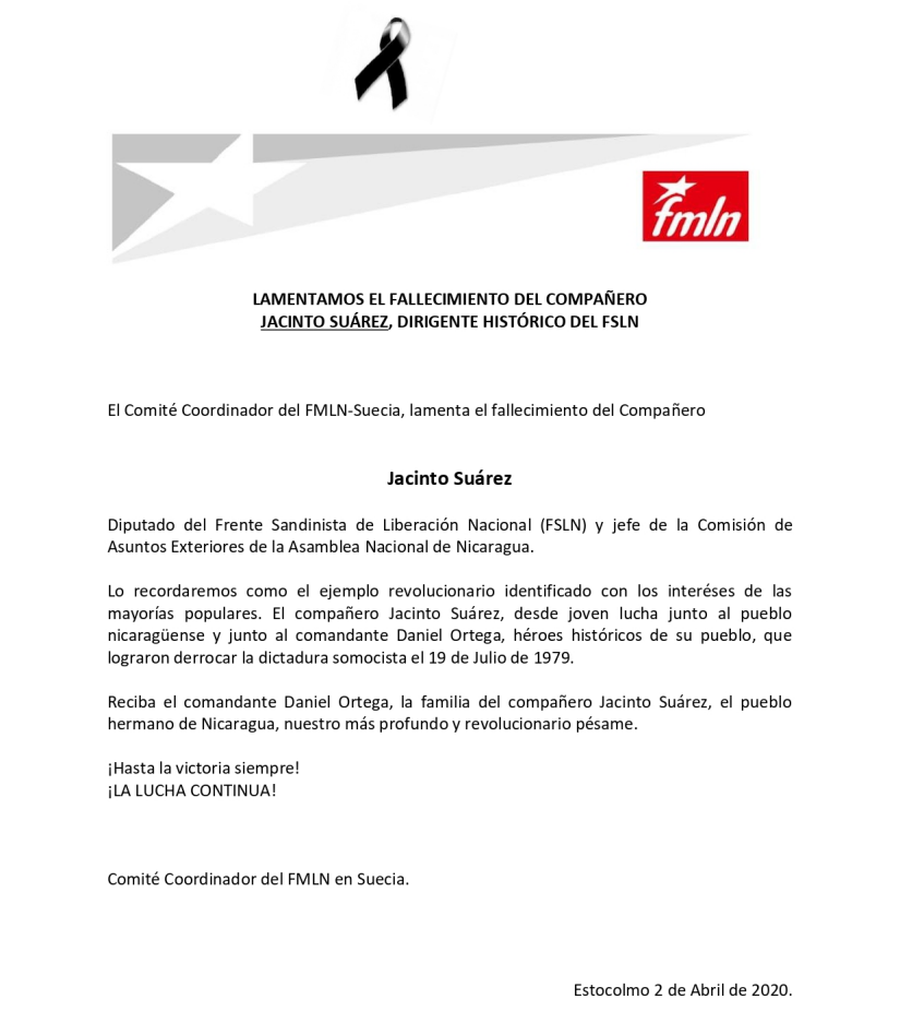 condolencias