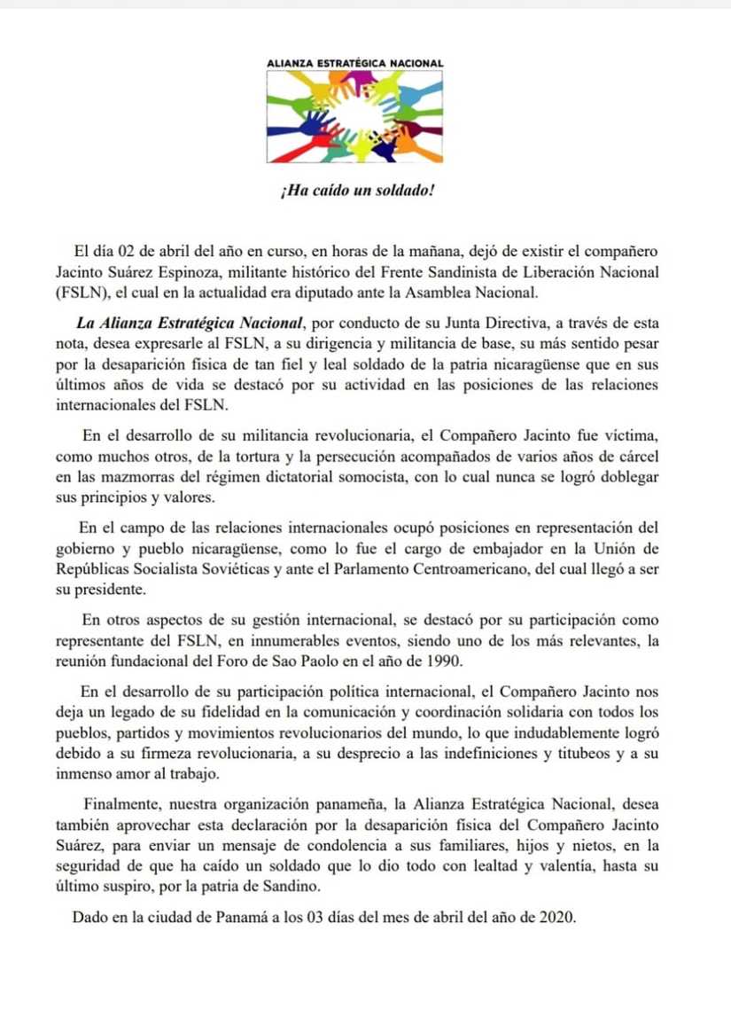 condolencias