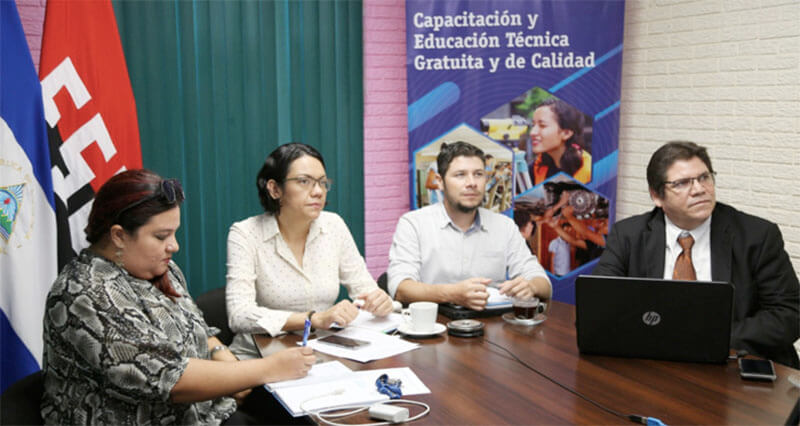 inatec-participa-en-videoconferencia-con-el-instituto-de-formacion-profesional-america-latina