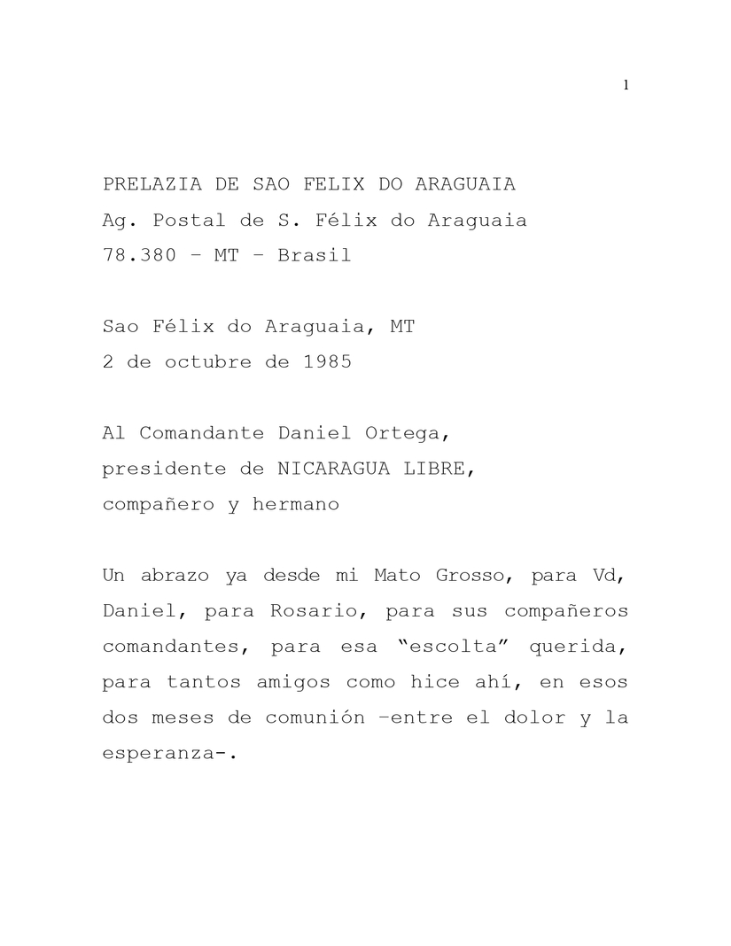 mensaje