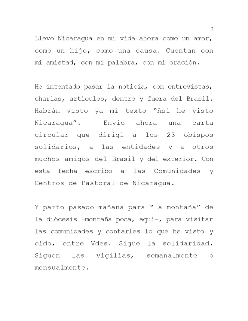 mensaje
