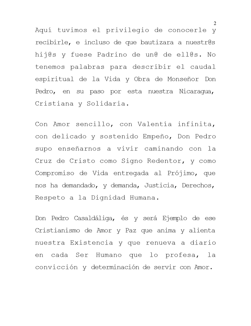 mensaje