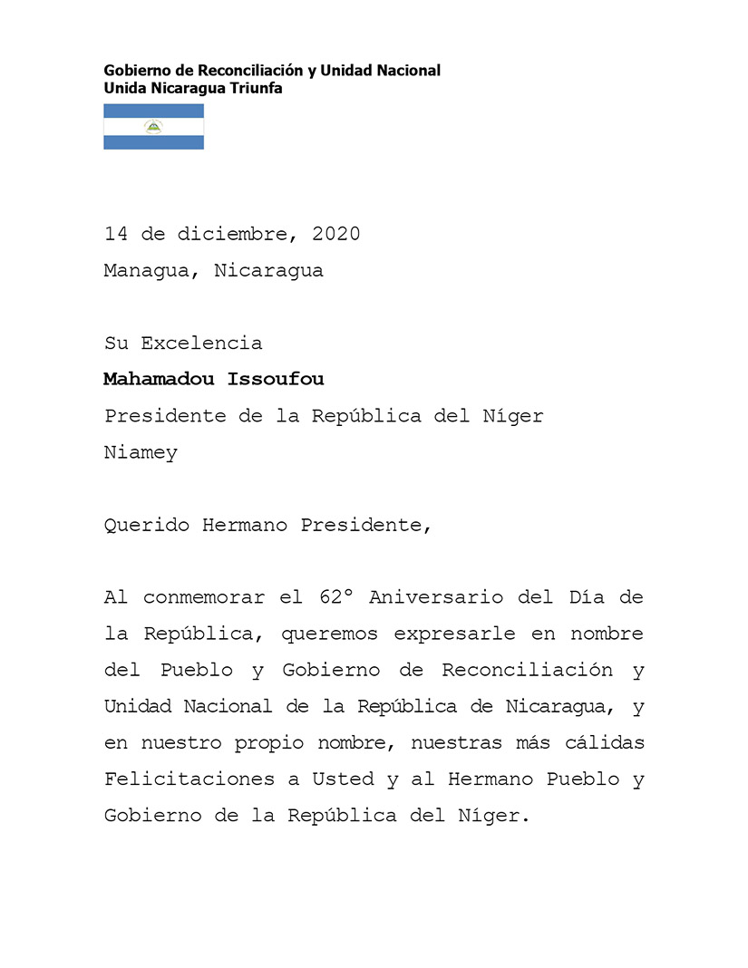 mensaje-nicaragua-niger