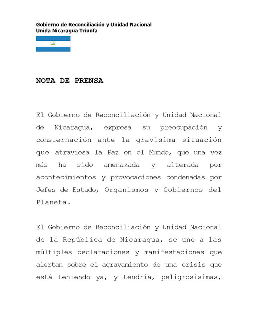 nota-prensa-nicaragua-iran-irak