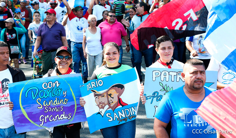 caminata-nicaragua-dario-sandino-fsln