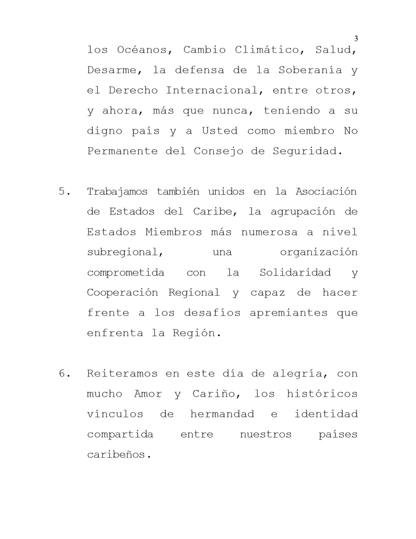 mensaje-nicaragua-onu-caricom