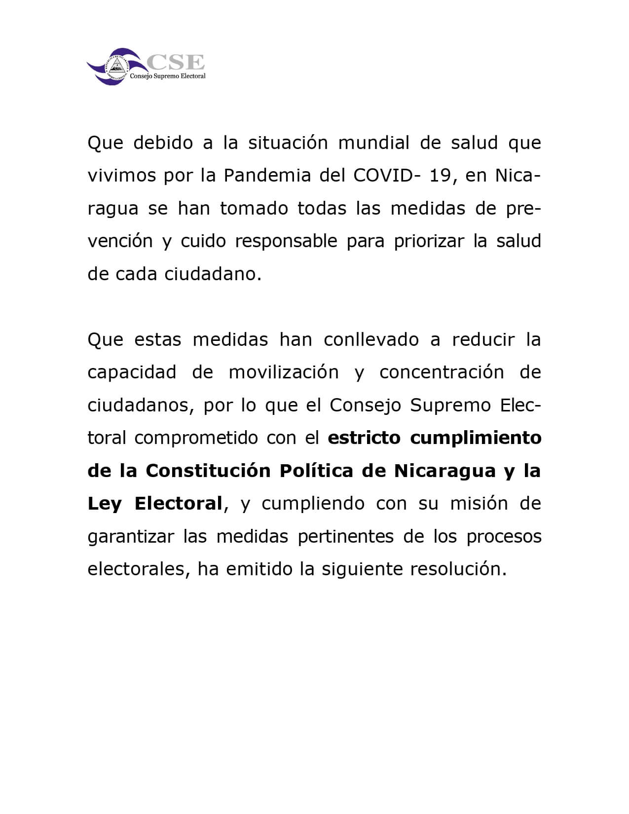 comunicado-cse-nicaragua
