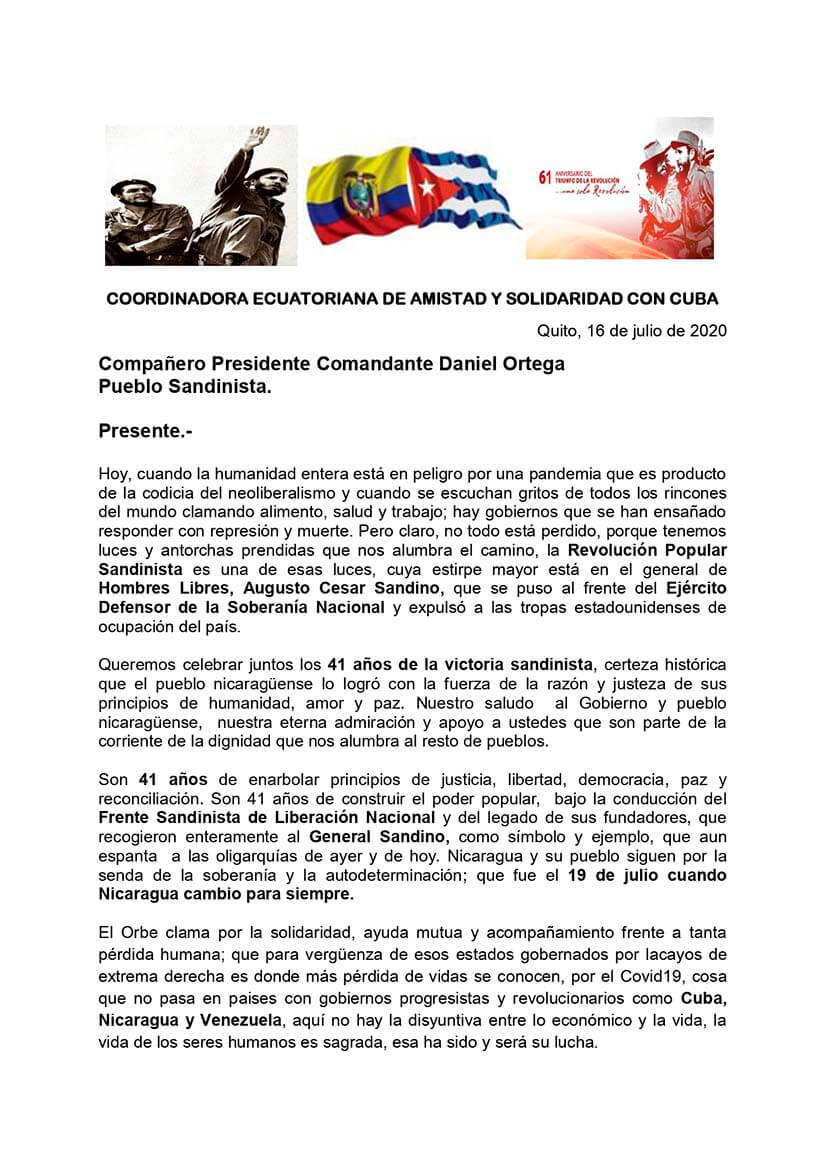mensaje-corodinadora-ecuatoriana-de-amistad-y-solidaridad-con-cuba