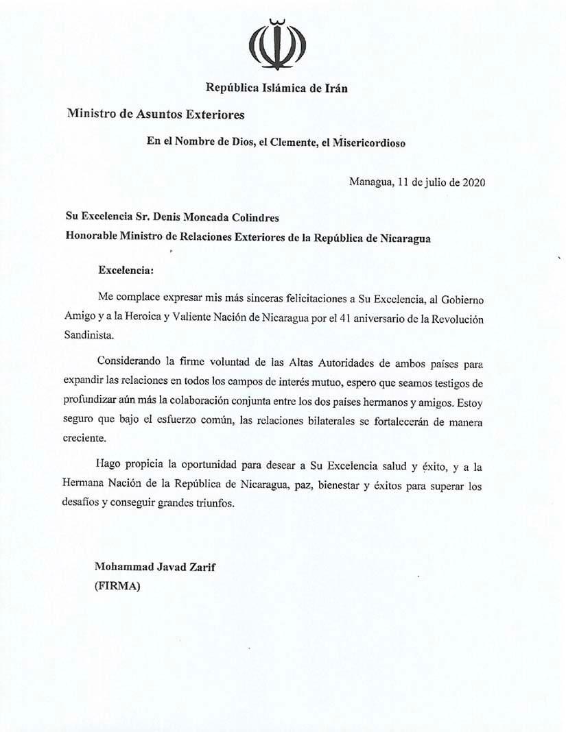 mensaje-canciller-iran-a-nicargua-por-aniversario-revolucion