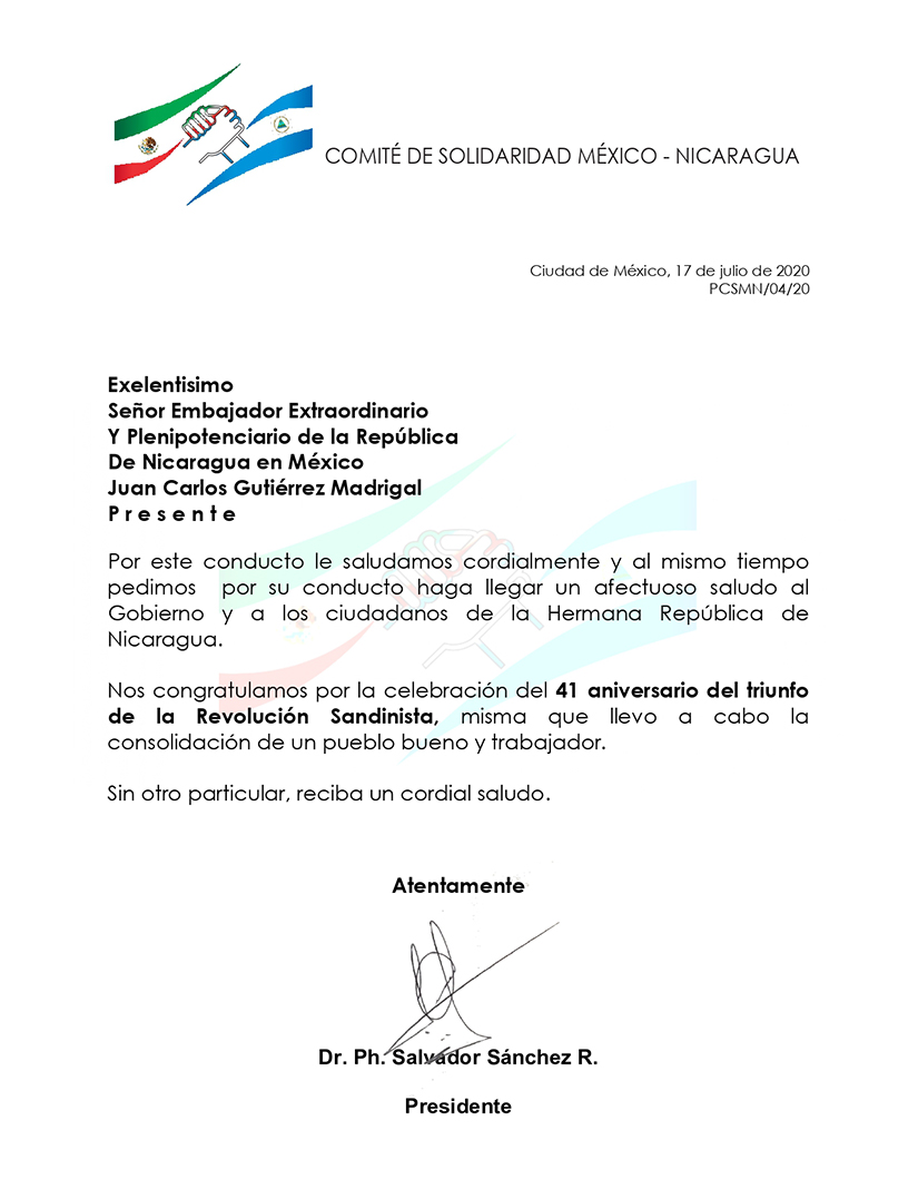 mensaje-comite-solidaridad-mexico-nicaragua