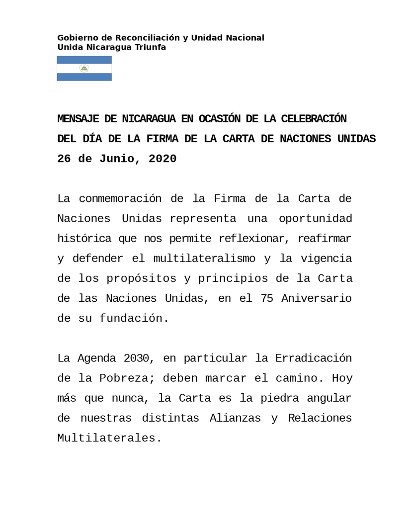 mensaje-nicaragua-onu