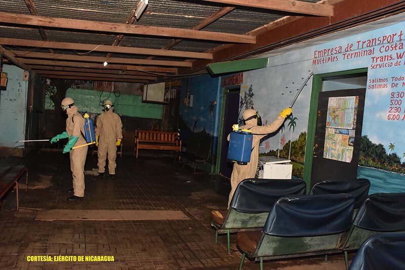 desinfeccion-ejercito-nicaragua-