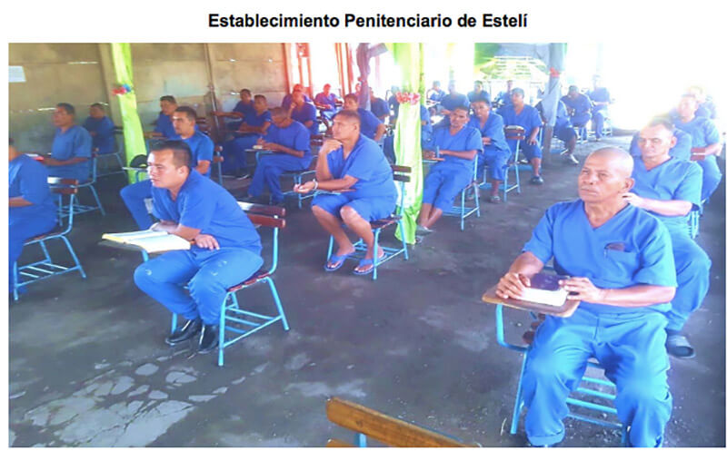 presos-culto-evangelico-nicaragua