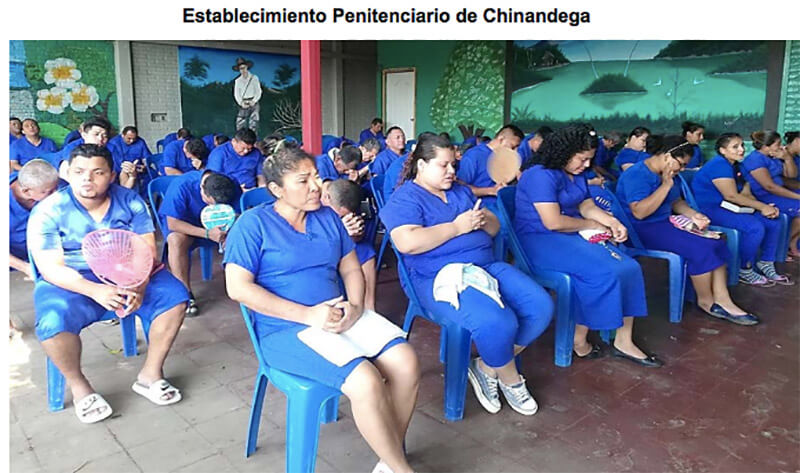 presos-culto-evangelico-nicaragua
