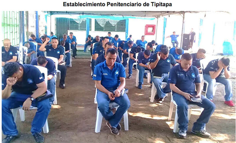 presos-culto-evangelico-nicaragua
