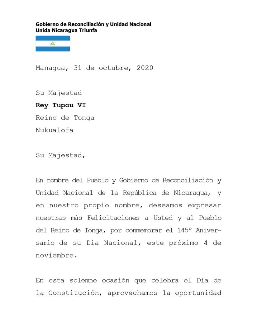 mensaje-tonga-nicaragua
