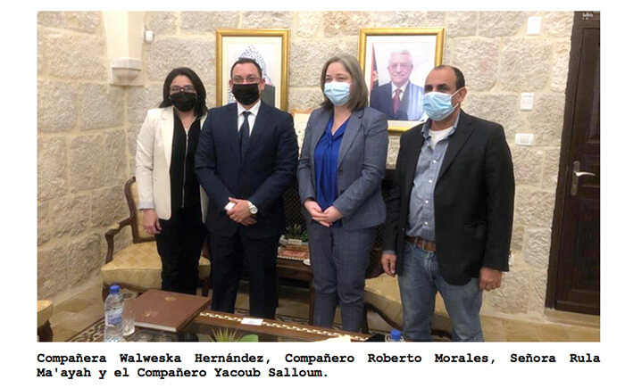 embajador-de-nicaragua-con-ministra-de-turismo-de-palestina