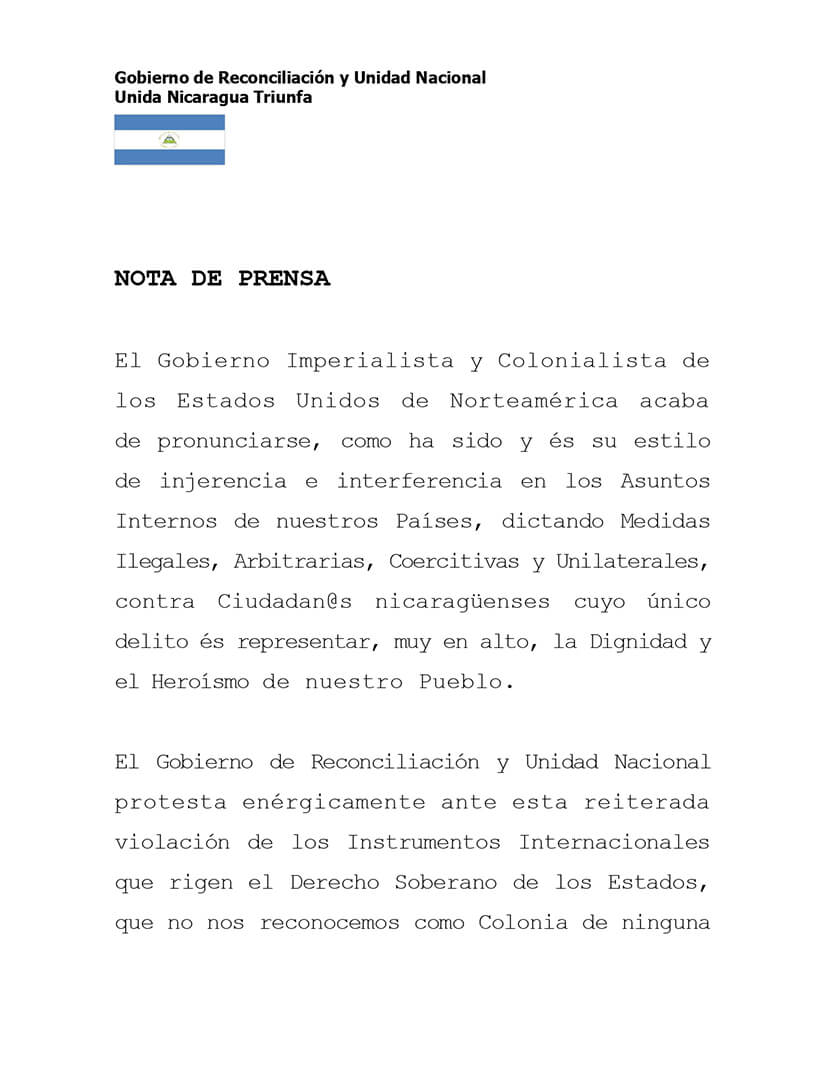nicaragua-medidas-coercitivas