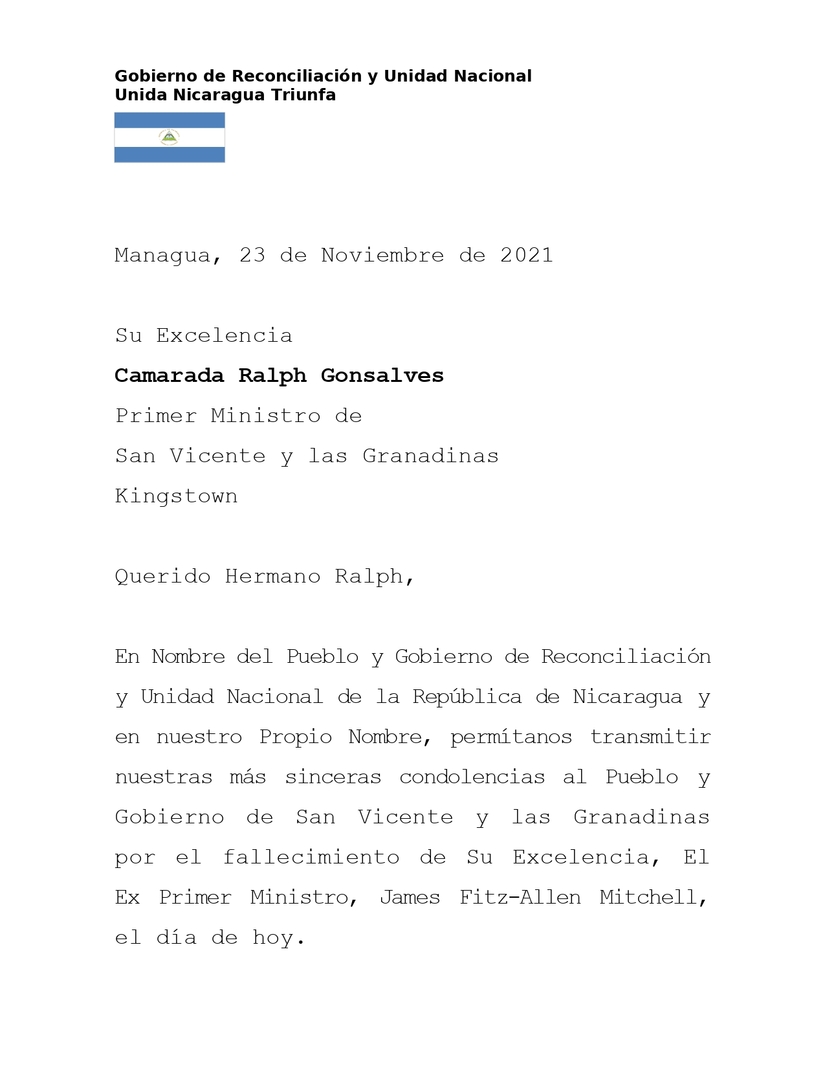 condolencias