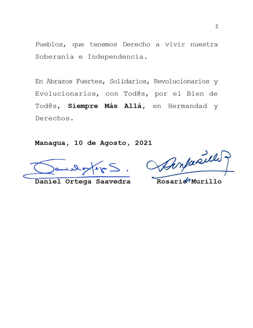mensaje-nicaragua-bolivia