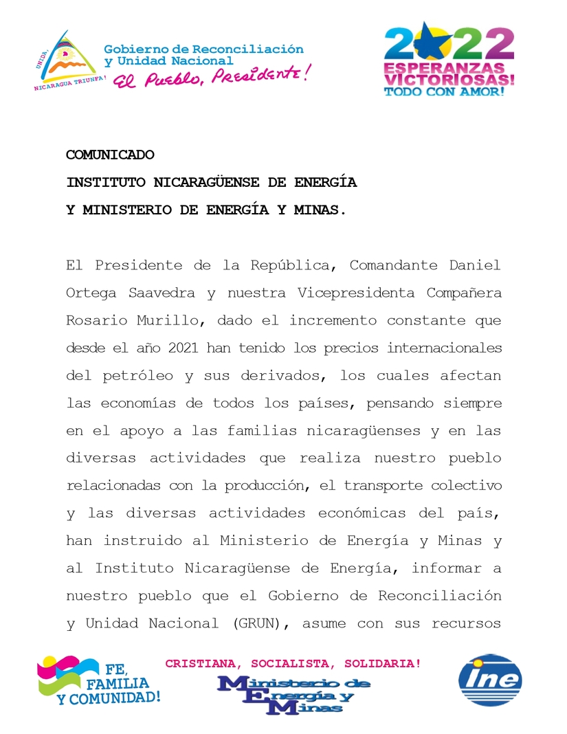 comunicado