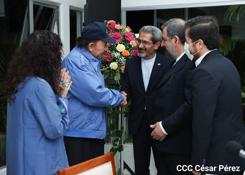 encuentro-daniel-ortega-delegacion-iran-enero-2022