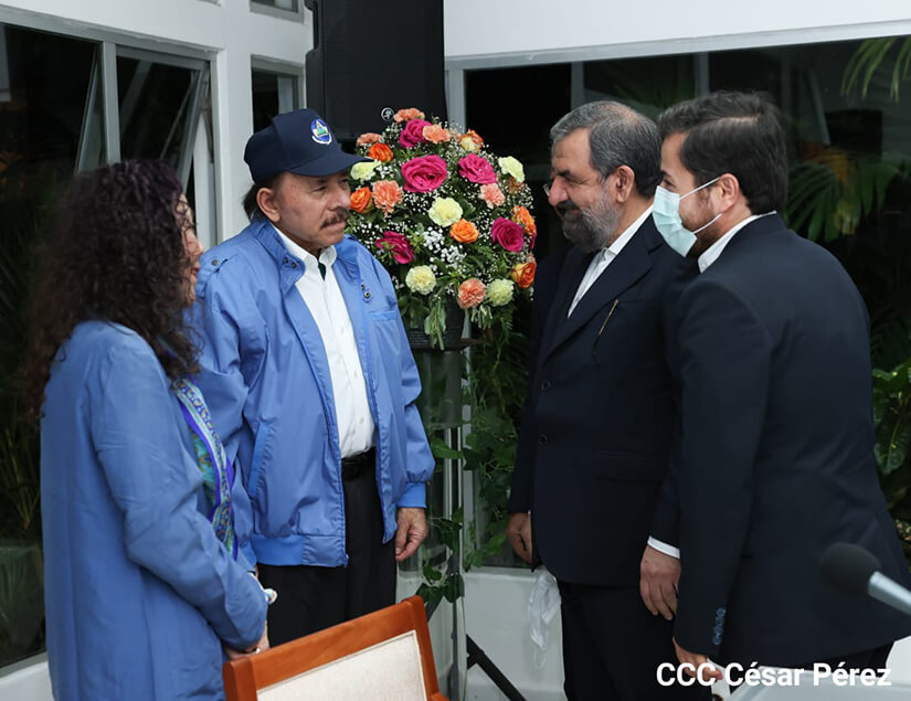 encuentro-daniel-ortega-delegacion-iran-enero-2022