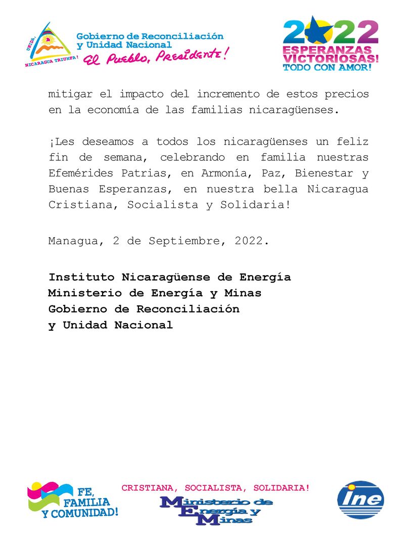 COMUNICADO