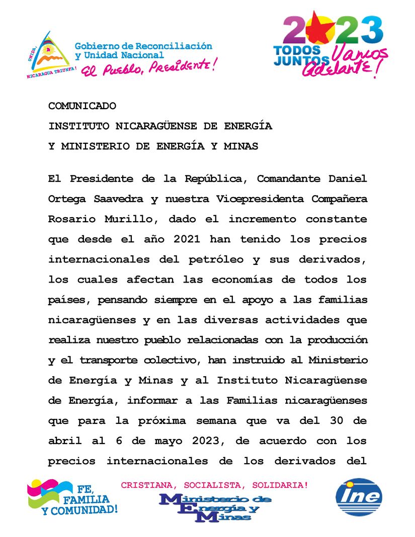 COMUNICADO