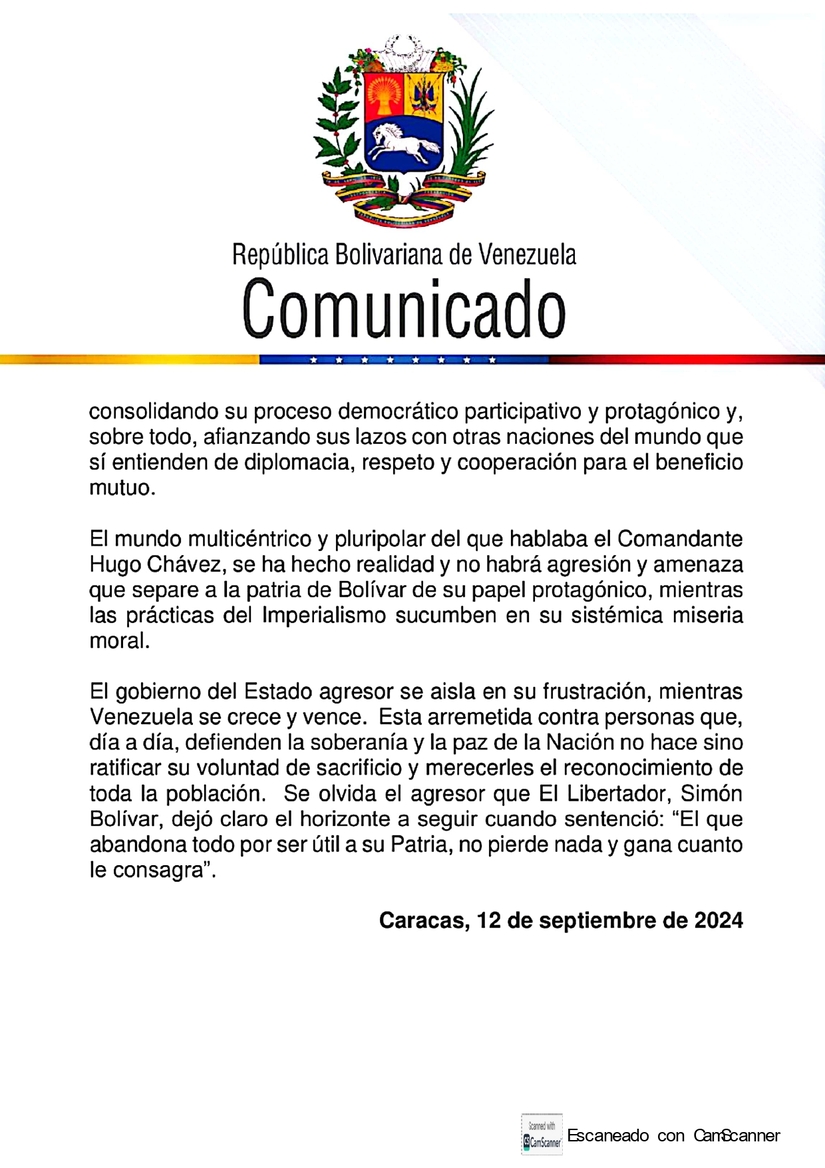 comunicado