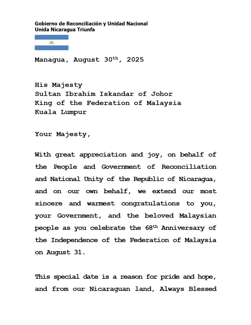 MENSAJE-AL-REY-DE-MALASIA-(ENG)---30-AGO-2025_page-0001