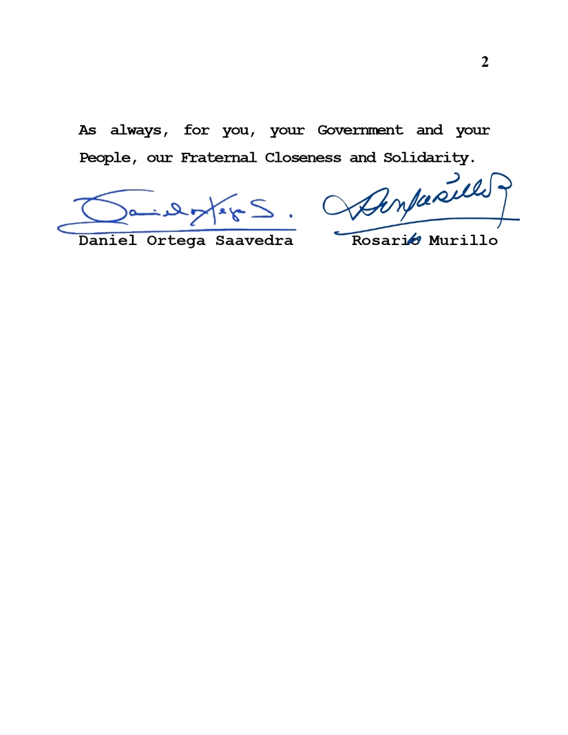 ENG---MENSAJE-DE-CONDOLENCIAS-AL-PDTE-DE-TURKIYE---22-ENE-2025_page-0002