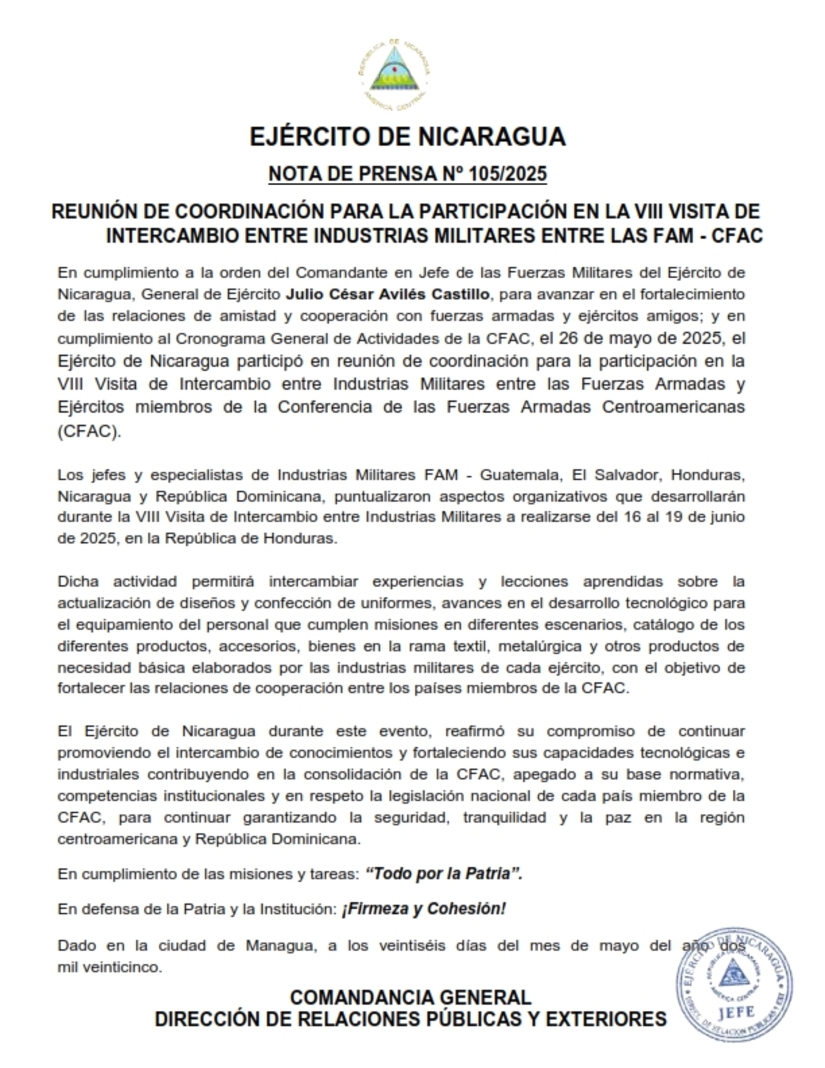 NP-N°-105-CFAC-Reunion-previa-a-la-VIII-Visita-de-Intercambio-entre-Industria-Militar_001