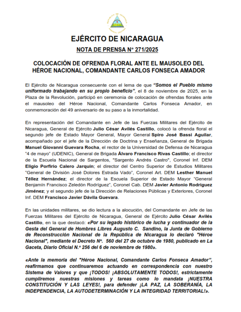 NP-N°-271-Colocacion-de-ofrenda-floral-ante-el-mausoleo-del-Heroe-Nacional,-Comandante-Carlos-Fonseca_001