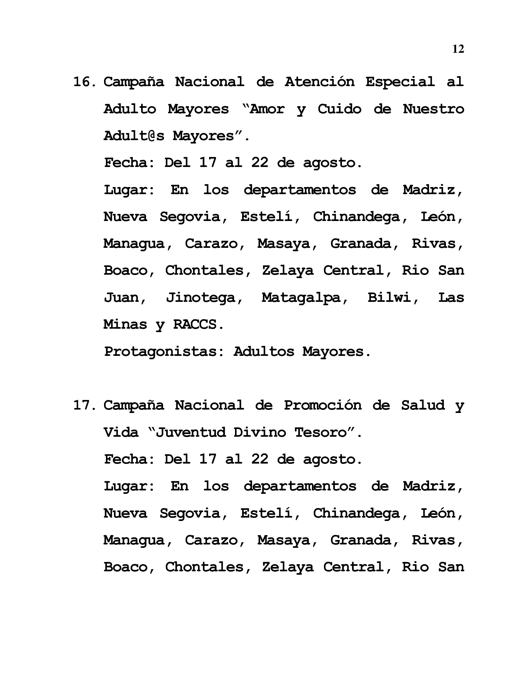 MINSA12
