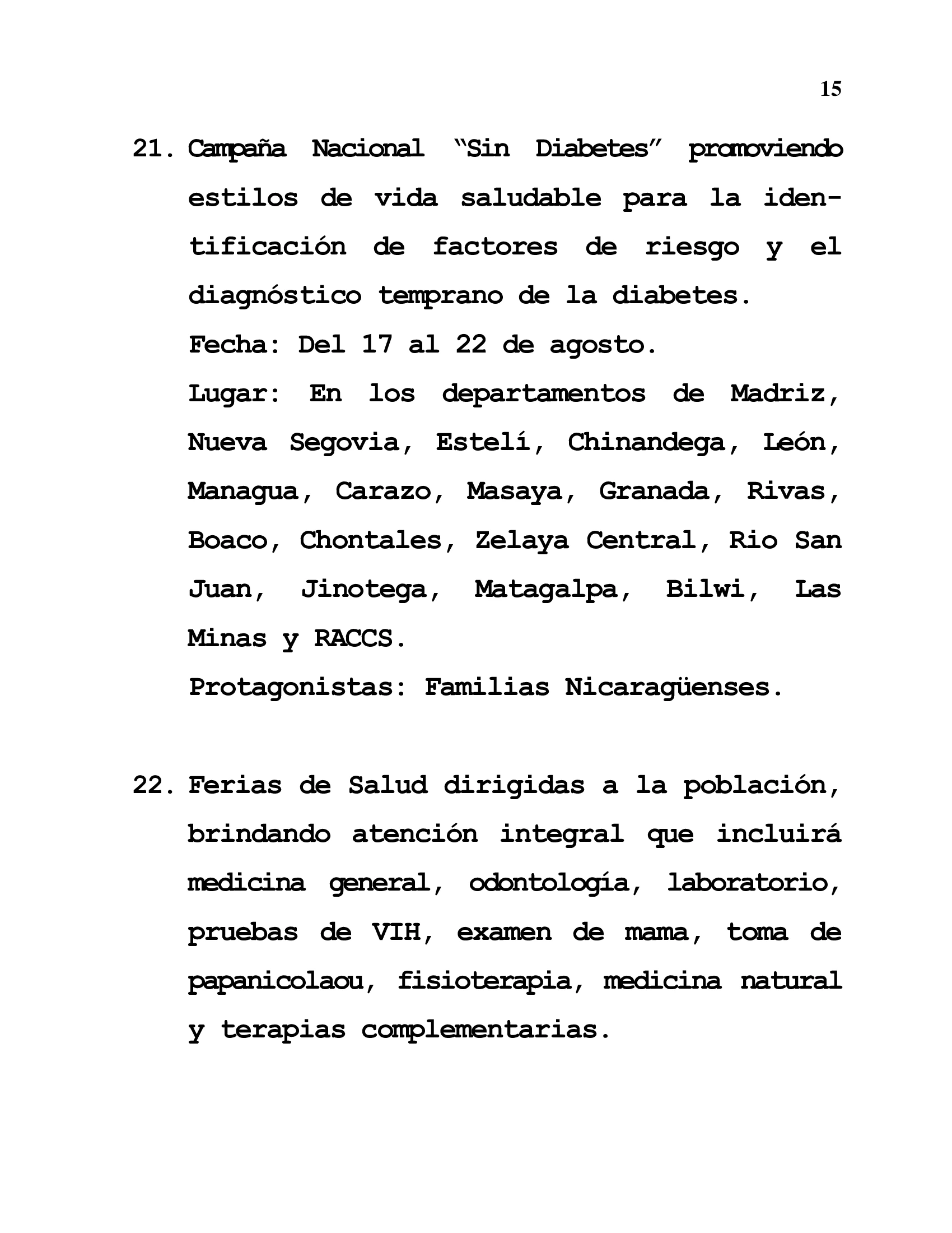 MINSA15