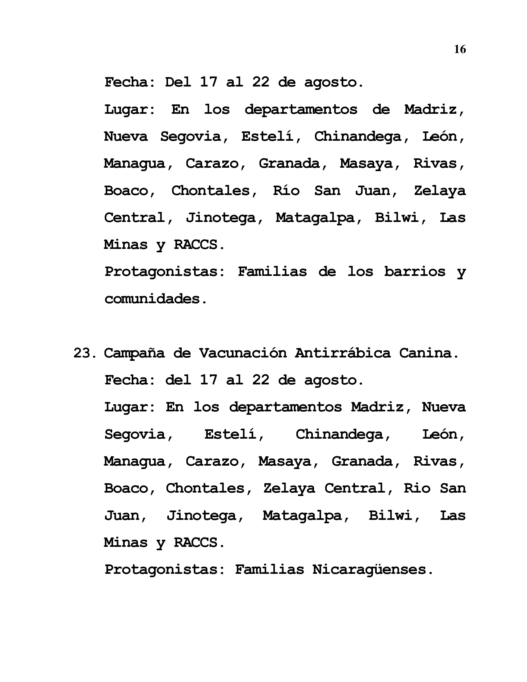 MINSA16